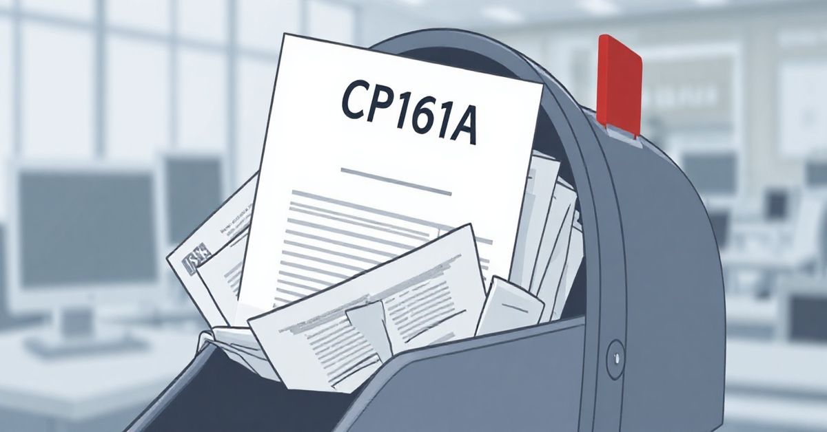 CP161A Notice: What Is It? | Expert Tax Guide