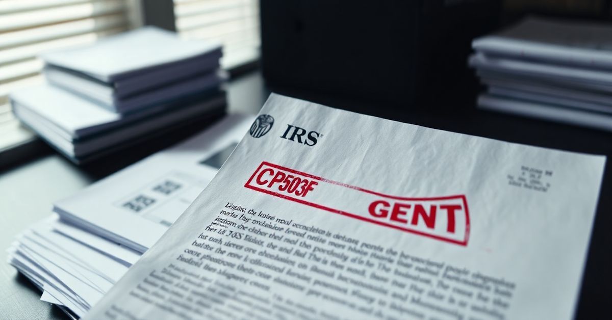 CP503F Notice: What Is It? | Tax Expert Explains