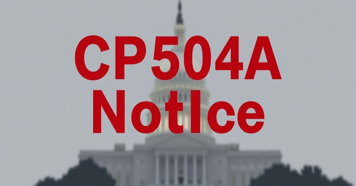 What is a CP504A Notice? | Expert Guide