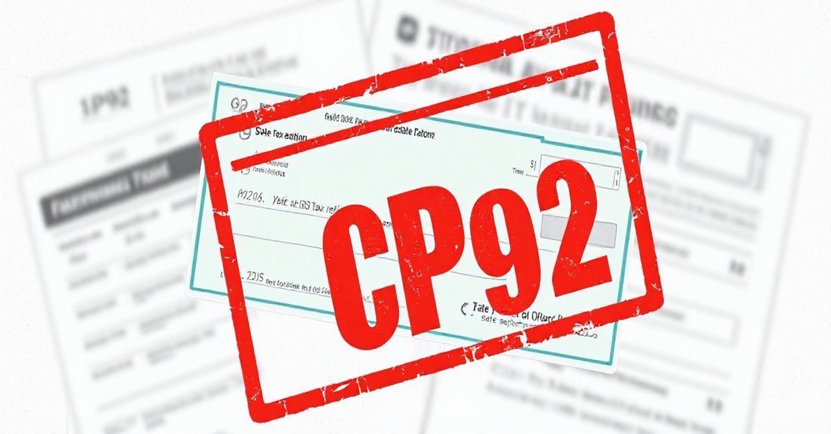 CP92 Notice: Levy on State Tax Refund | Explained