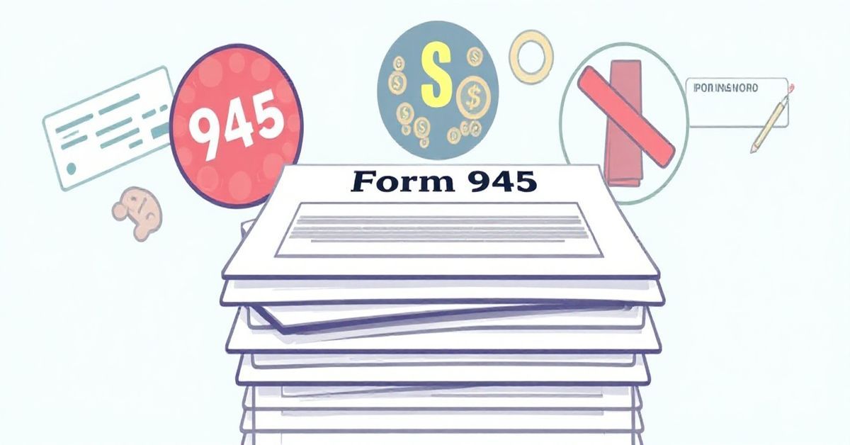 Form 945 Explained | Expert Tax Guide