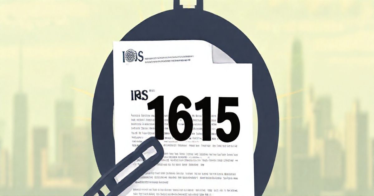 IRS Letter 1615: Tax Lien Release | Explained