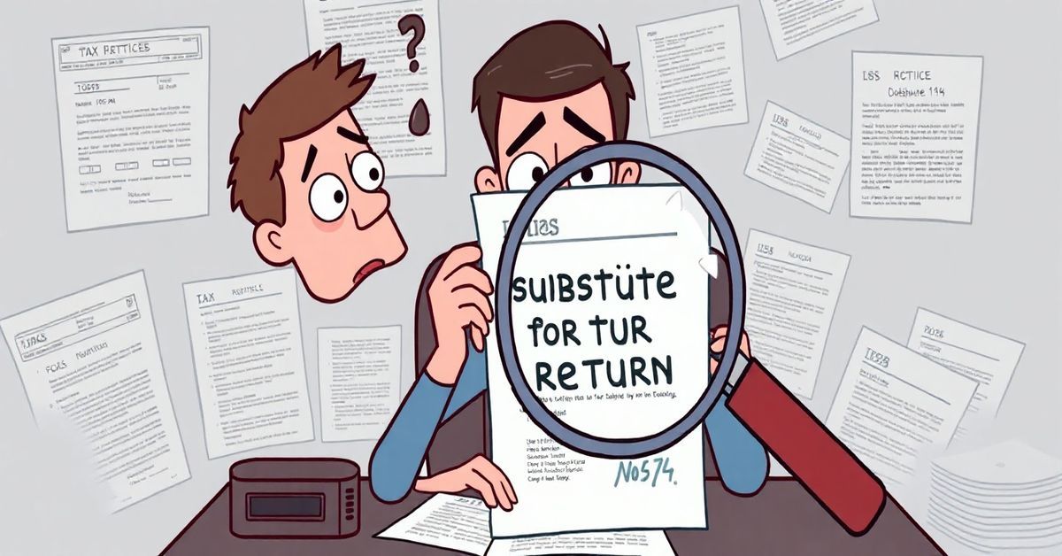 Substitute for Return (SFR) | What it Means?