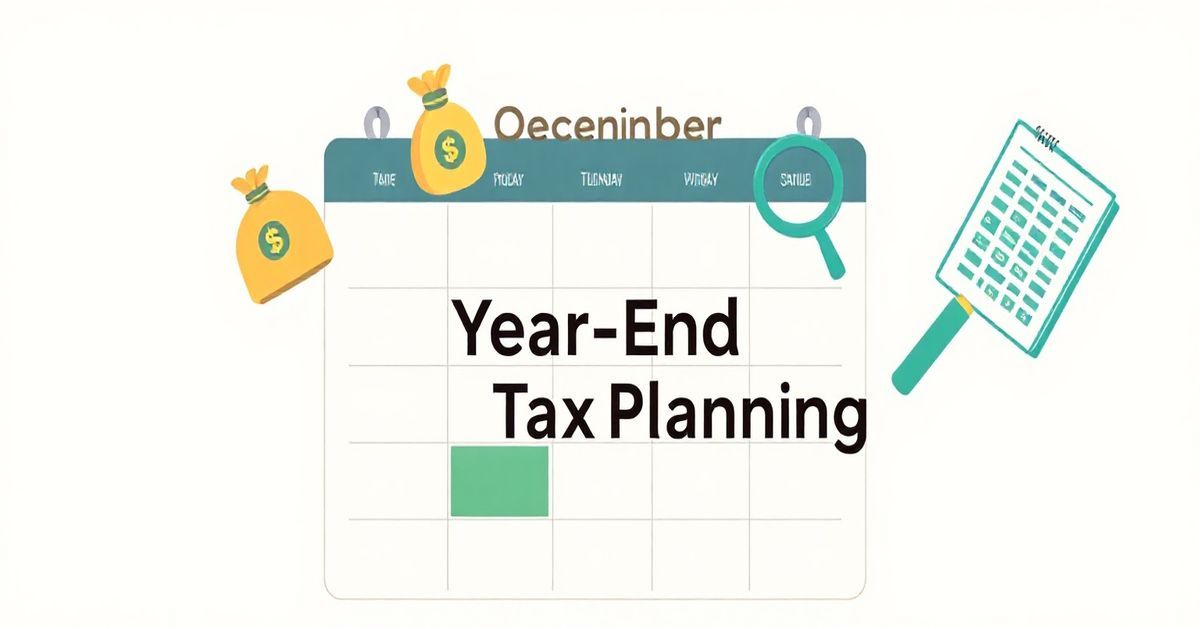 Year-End Tax Planning: A Simple Guide | Expert Tips